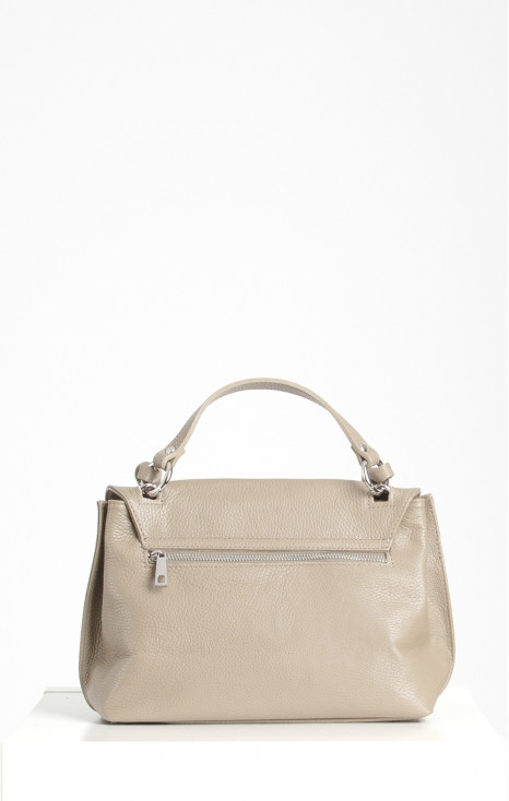 Daphne Leather Bag – Soft Beige