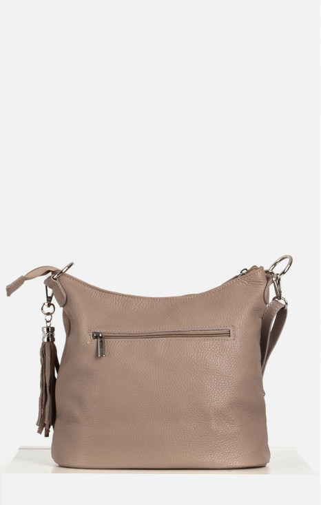 Daphne Leather Bag &ndash; Dark Beige